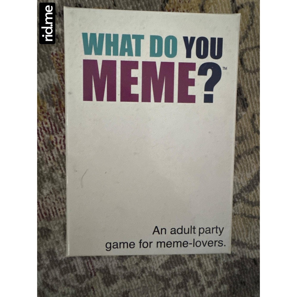 What Do You Meme? Core Game Adult Party Card Game - Mint Complete